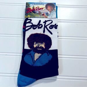 Bob Ross Joy of Painting Crew Socks New